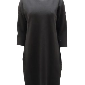Vince Sweatkleid aus schwarzer Wolle