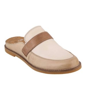 Damen Royal Slip On Loafer – Mittlere Breite In Stone/off Weiß Mehrfarbig