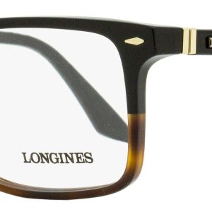 Longines Herren rechteckige Brillen LG5032 005 schwarz-havana 57mm