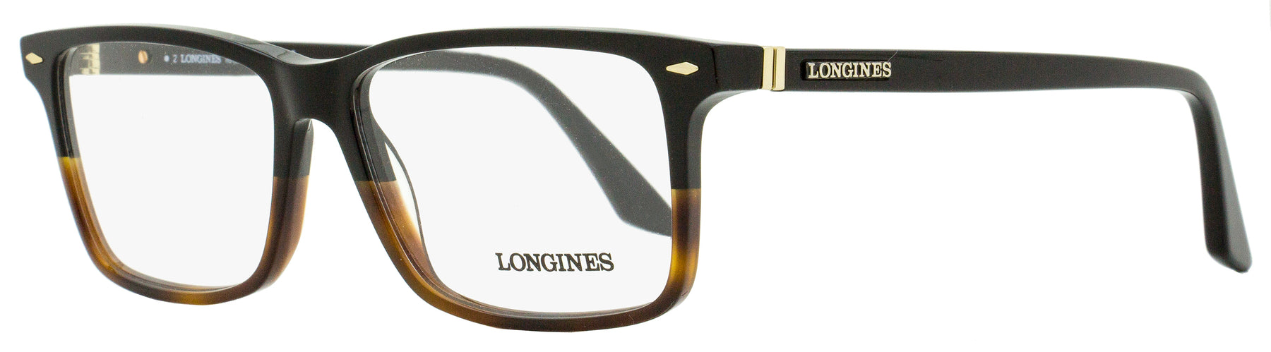 Longines Herren Rechteckige Brillen LG5032 005 Schwarz-Havanna 57mm