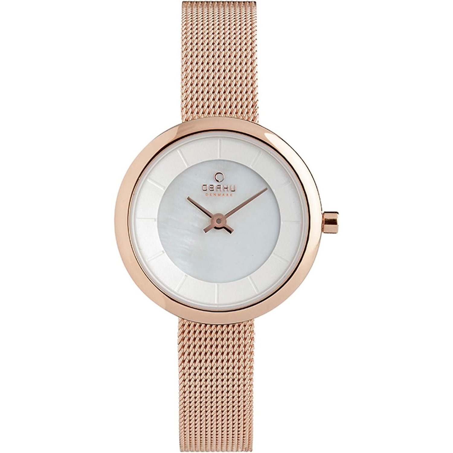 Obaku Damen Stille Silber Dial Uhr