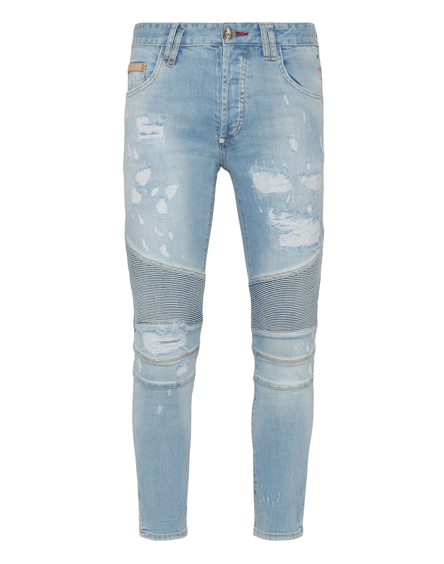 Jeanshose Skinny Biker Fit Studs