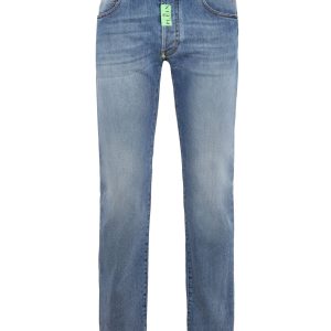 Denim Hose gerade höchste Komfort Passform Sechseck 7670515925052