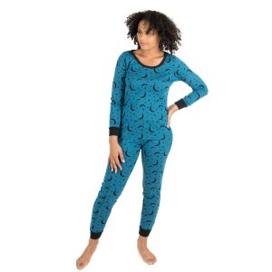 Damen zweiteilige Baumwolle Pyjamas Mond