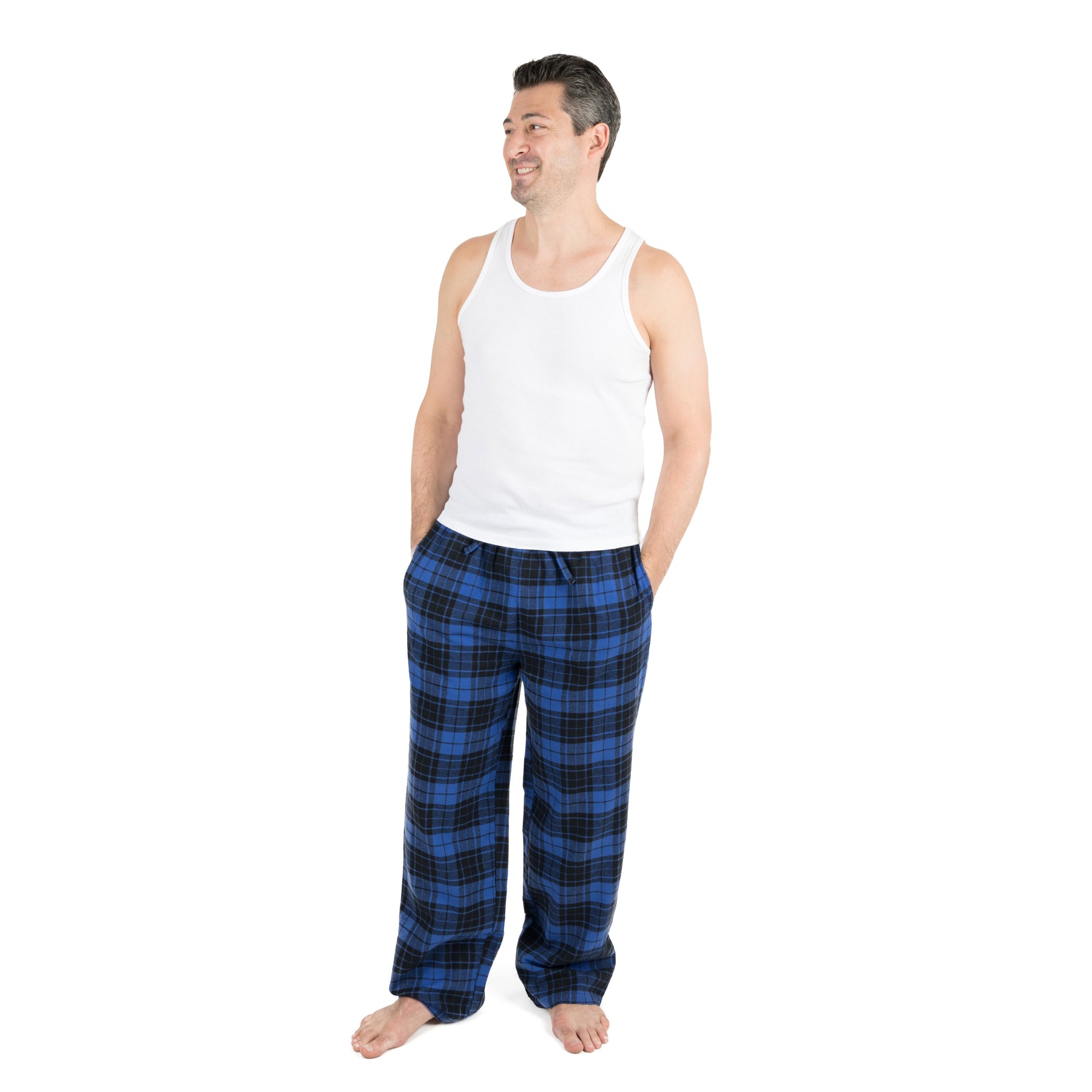 Weihnachten Herren Flannel Pyjama Hose kariert