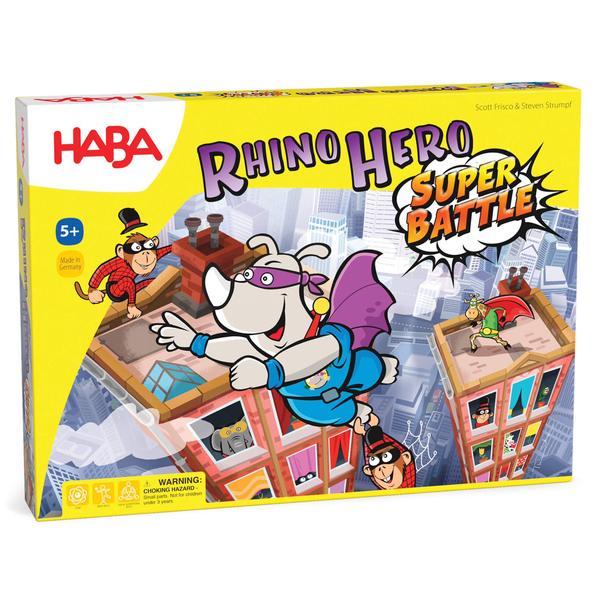 Rhino Hero Super Battle Stacking Spiel