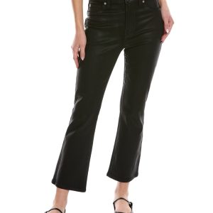 7 für alle Menschen schwarz High-Waist Slim Kick Jean