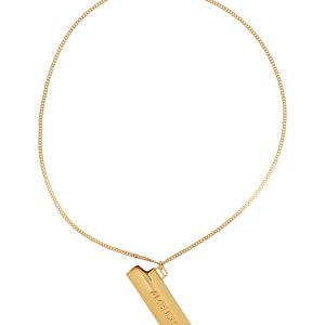 Logo Lighter Case Chain Halskette 7764879540284
