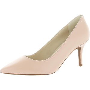 Die Go-To Kunstleder Spitze Zehen Slip auf Pumps
