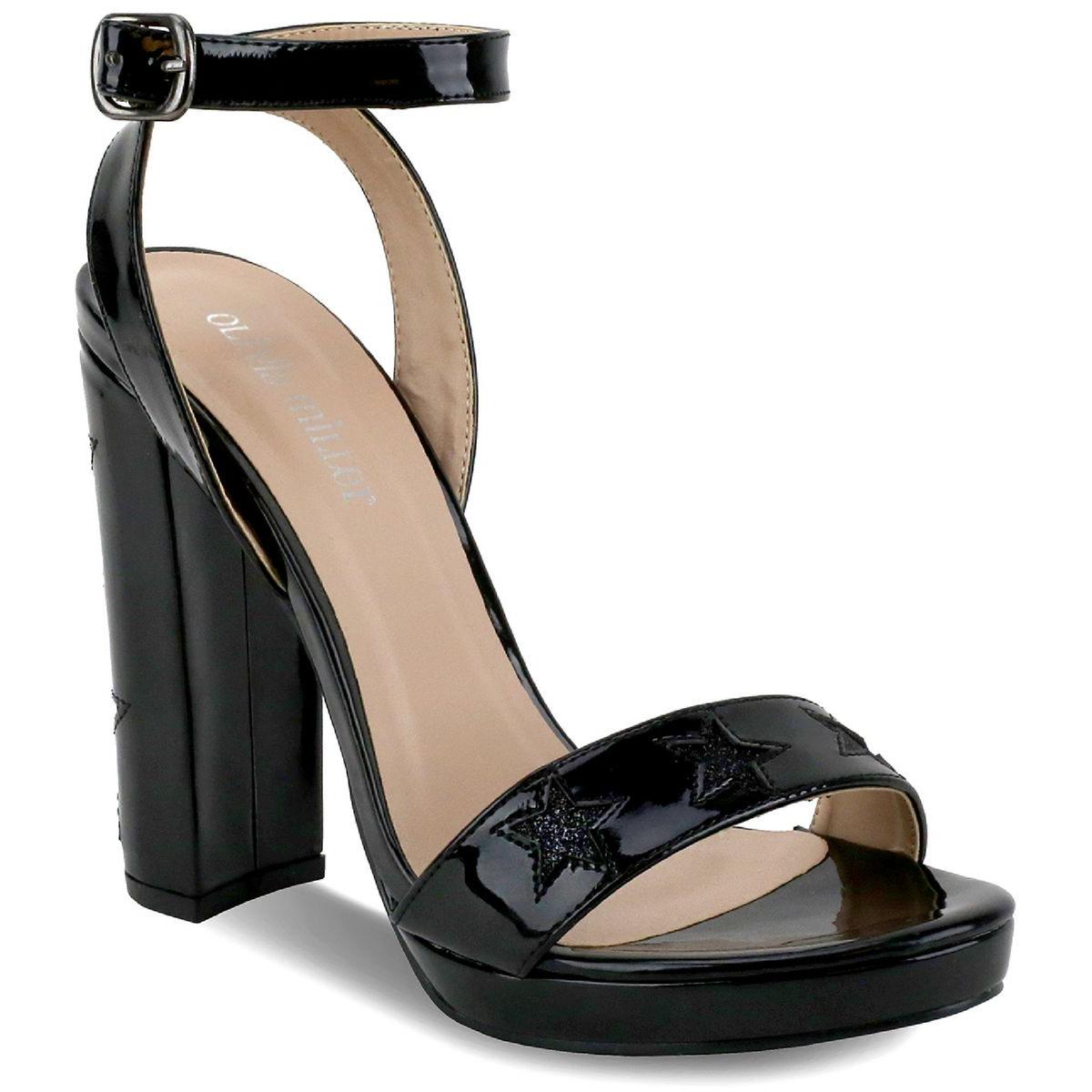Manhasset Patent offene Zehe Kleid Sandalen