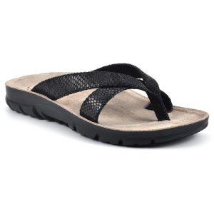 Beste von Kunstleder String Fußbett Sandalen