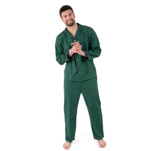 Herren zwei Stück Flanell Pyjamas