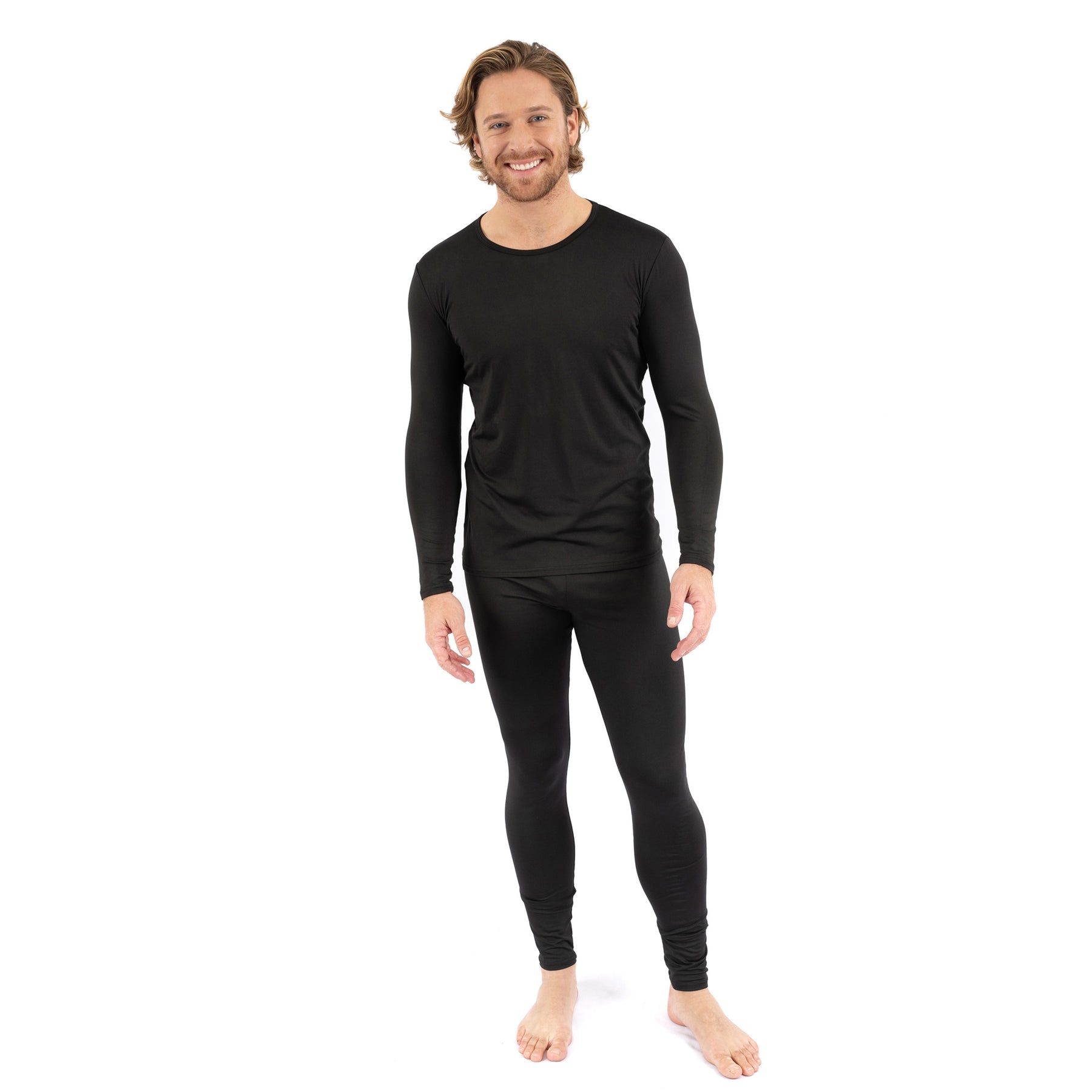 Herren zweiteilige thermische Pyjamas