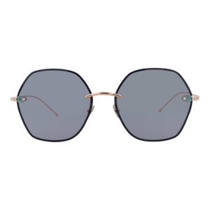 Round-Frame Metal Sonnenbrille 7670725083196