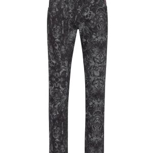 Denim Hose super gerade geschnitten passen Tattoo 7670513565756