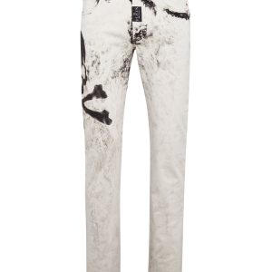 Denim Hose super gerade geschnitten Schädel 7670513107004