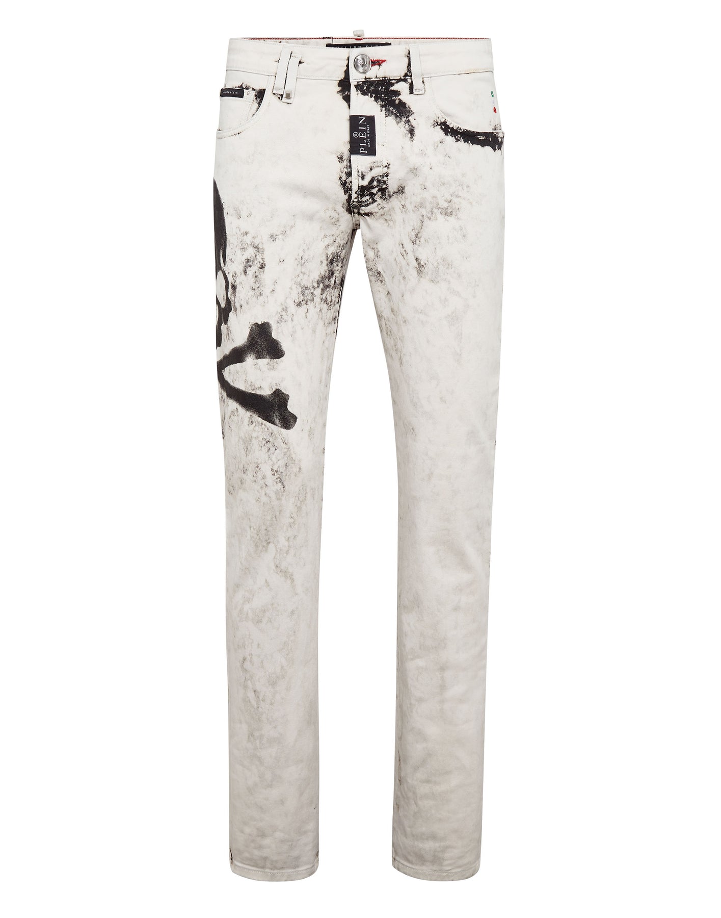 Denim Hose Super Straight Cut Totenkopf
