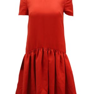 Alexander McQueen Kleid in roter Wolle