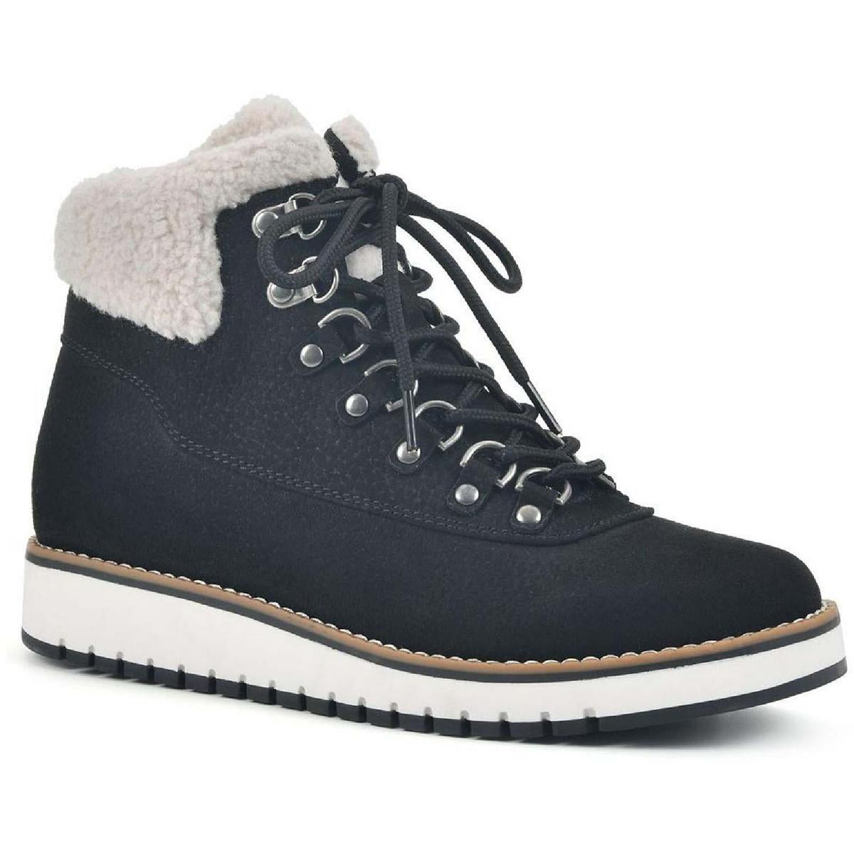 Gemütliche Leder Knöchel Stiefeletten