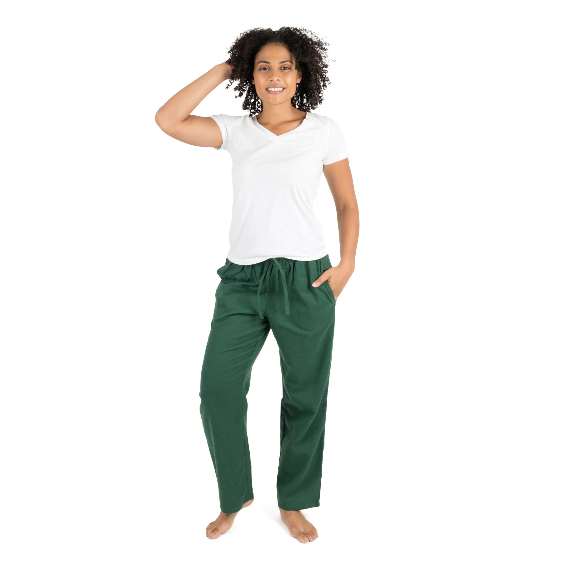 Damen Flanell Pyjama Hosen