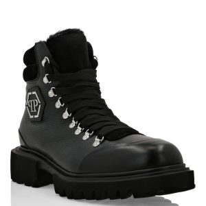 Lederstiefel mit Wolle & Gummieinsätzen 7670500556860