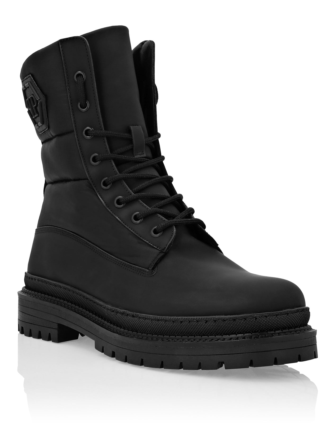 Stiefel Mid Flat Hexagon