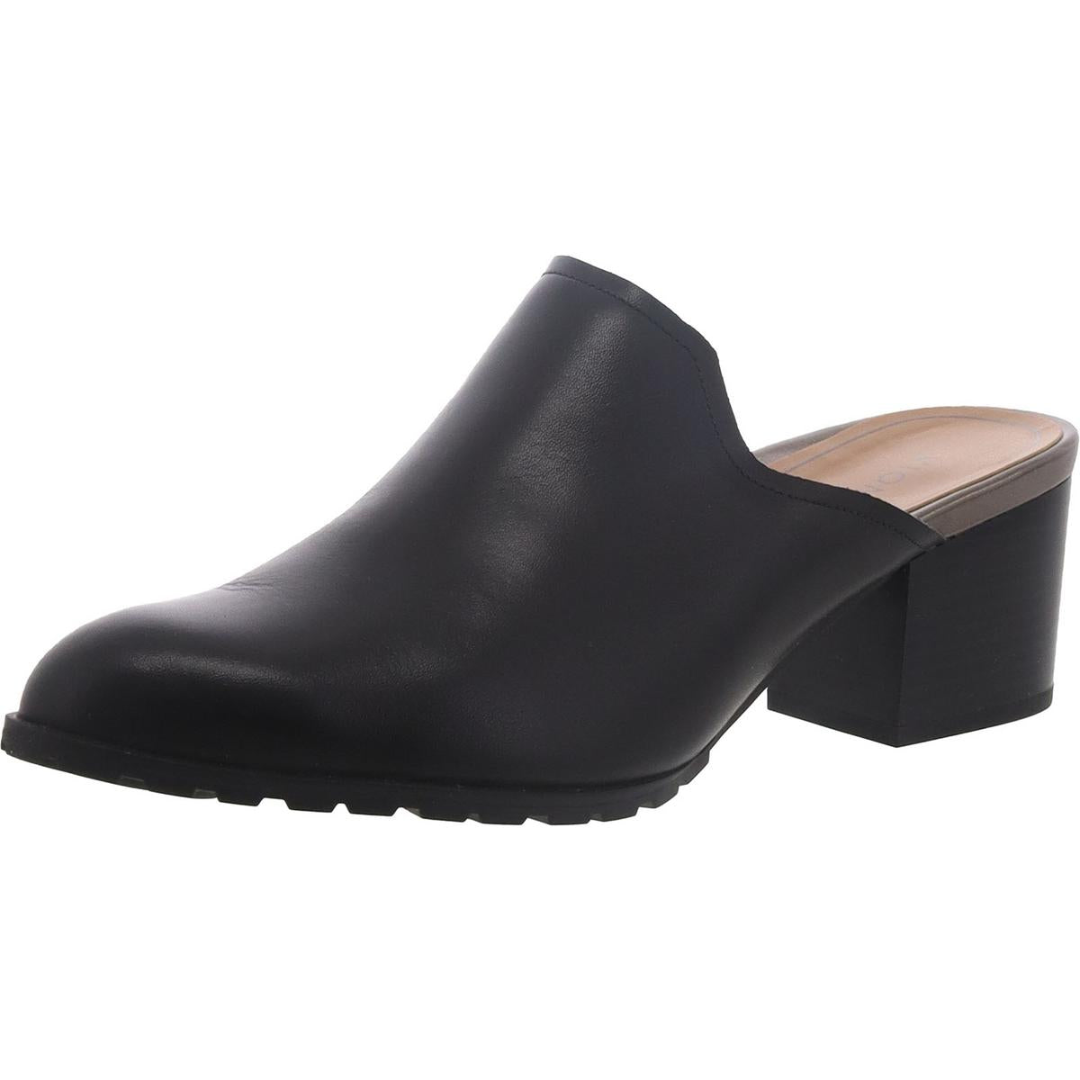 Schwarze Leder Pumps von Claremont
