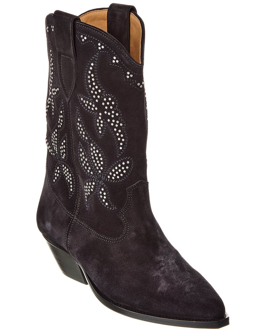 Isabel Marant Duerto Wildleder Cowboystiefel