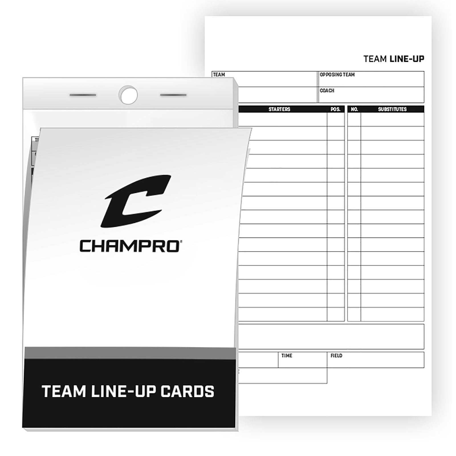 Champro Line-up Card – Packung mit 12 Stück