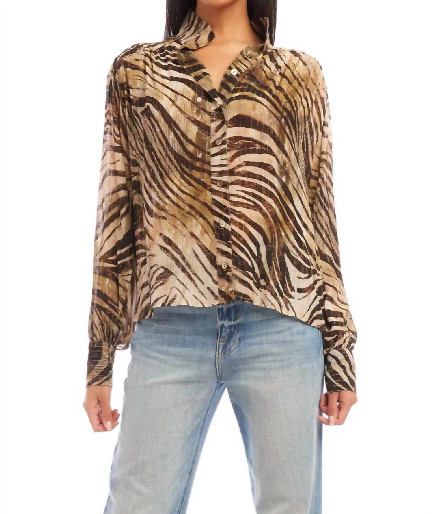 Nyla Bluse im Zebra