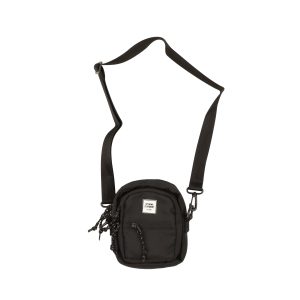 Schwarze Polyester Mini Umhängetasche