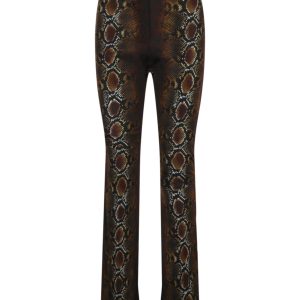 Weite Hosen mit Python-Muster
