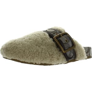 Shearling Clog Lammfell Slip auf Clogs