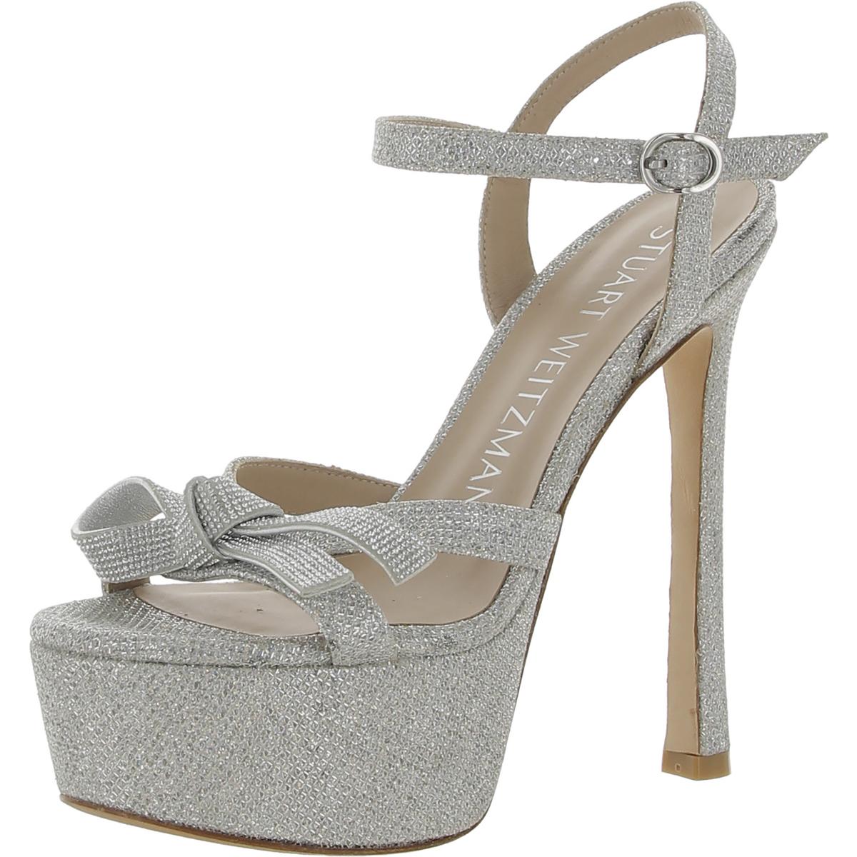 Metallische Strass Fersen