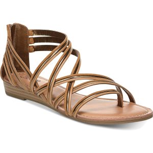 Amara 6 Metallic mit Riemchen Flats
