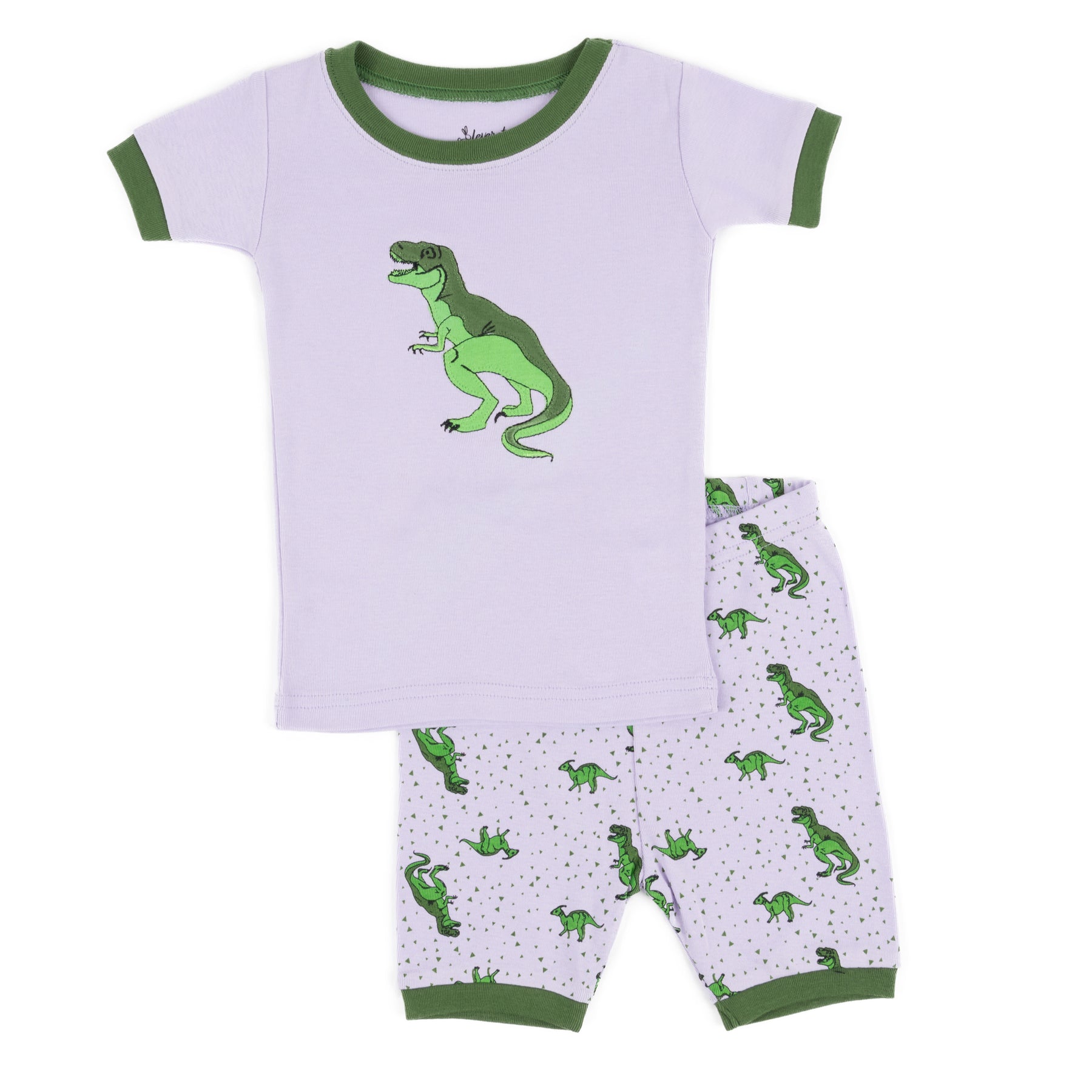 Kinder zweiteilige Baumwolle kurzen Pyjamas rosa Trex