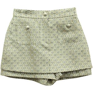Maje mit Blumenmuster bedruckte Overlay Shorts aus mehrfarbigem Polyester 7764998094908