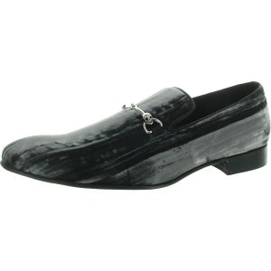 Verzierte Samt Loafer