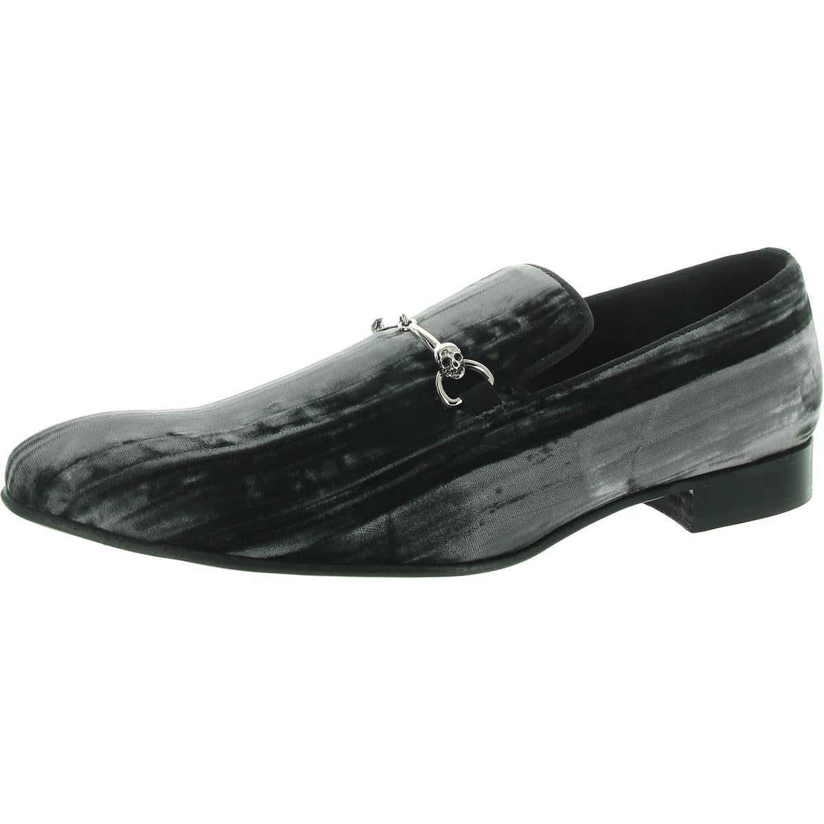 Verzierte Samt Loafer