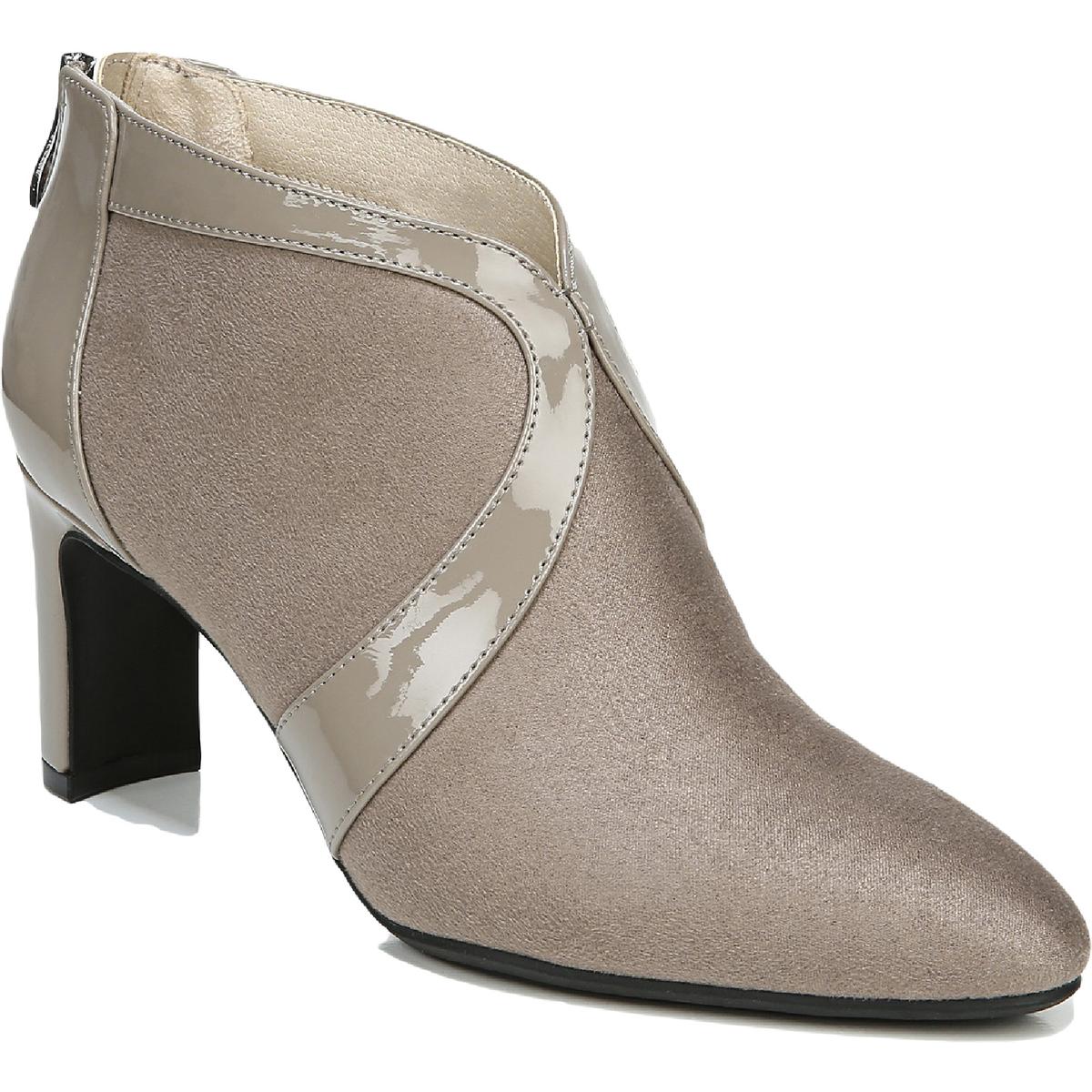 Glamour Imitat Wildleder Spitze Zehen Stiefeletten