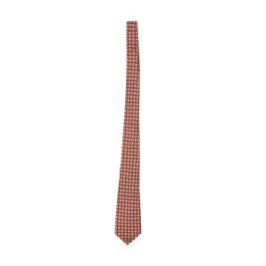 Brioni Seide handgemachte Blumen Krawatte – Rot