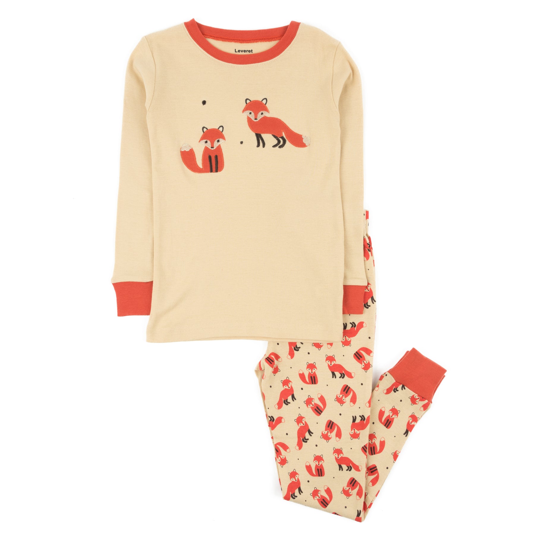 Kinder zweiteilige Baumwolle Pyjamas Fox