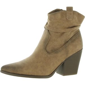 Maxime Faux Wildleder spitze Zehengelenk Stiefeletten