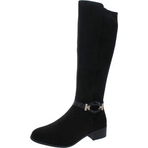 Stanella Kunstleder Reiten kniehohe Stiefel