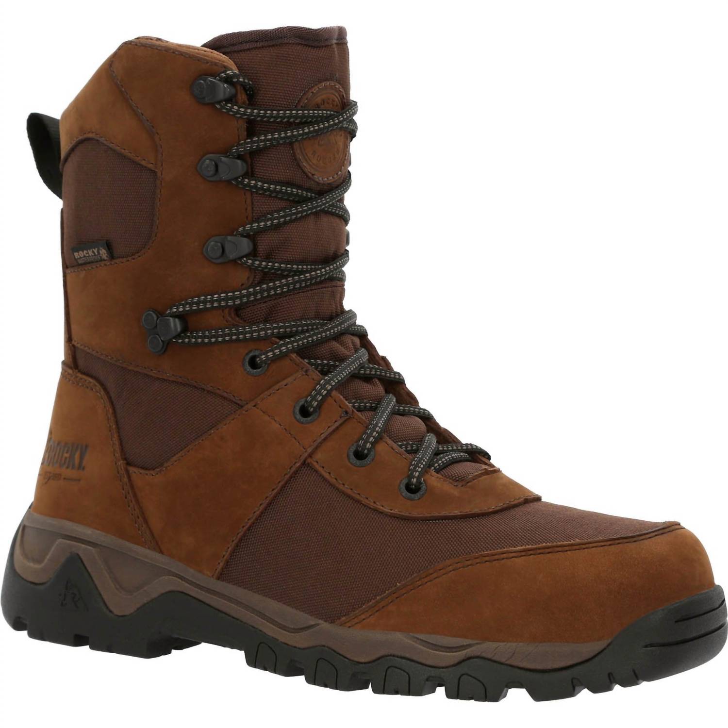 Herren Rot Mountain wasserdicht 400G isolierte Outdoor-Stiefel – mittlere Breite in Braun