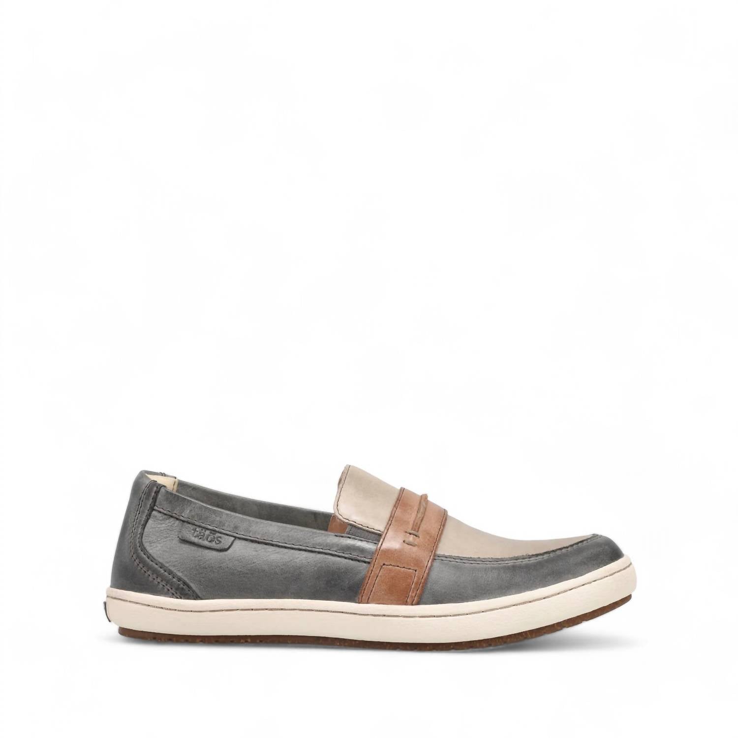 Damen Slip-On Schuhe – Mittlere Breite in Stahl/Taupe Mehrfarbig