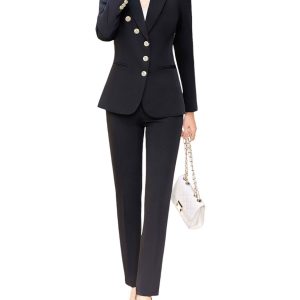 Bossy Chic 2pc Blazer & Hosenset 7827092537404