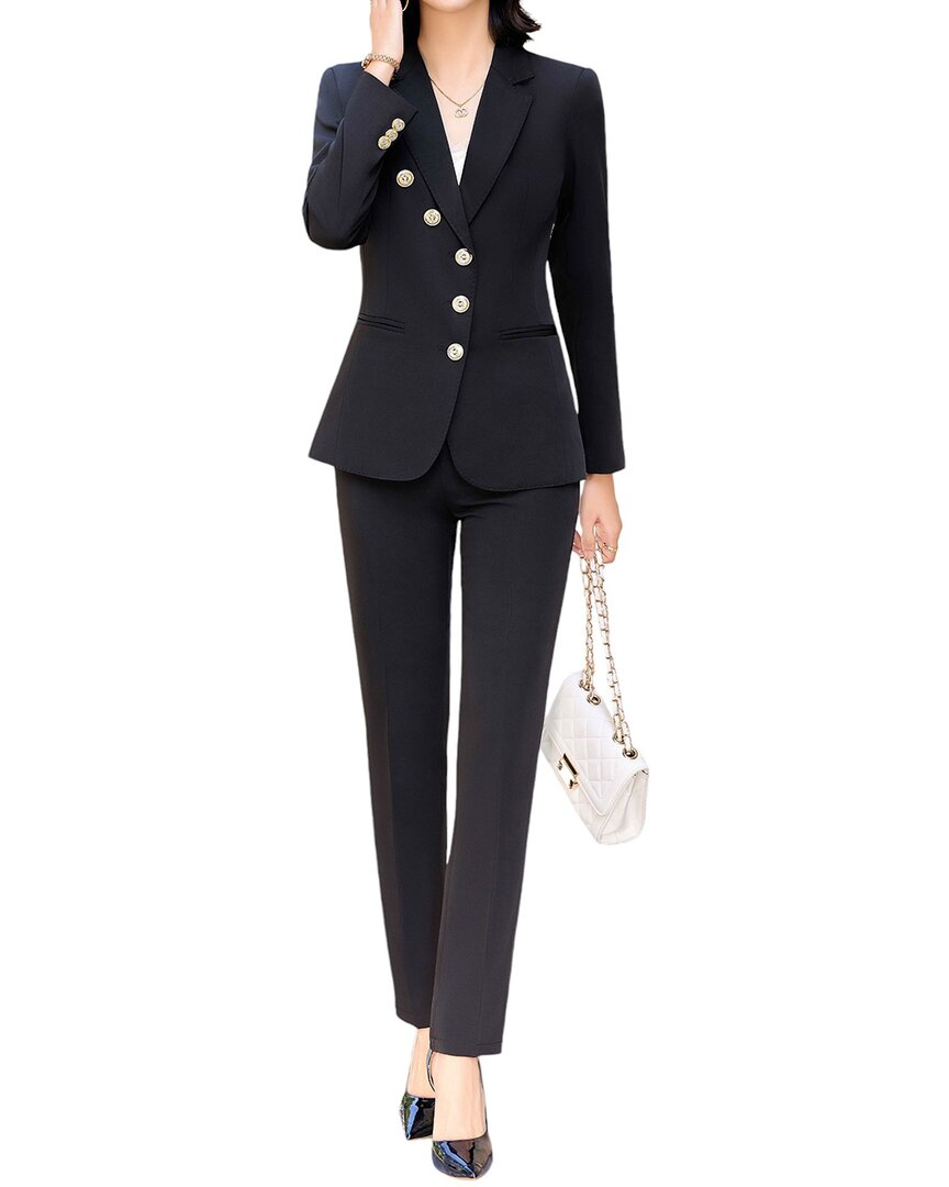 Bossy Chic 2 Stück Blazer & Hose Set