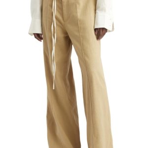 Feleagz Leinen hohe Taille Hose in Seestern 7764925579324