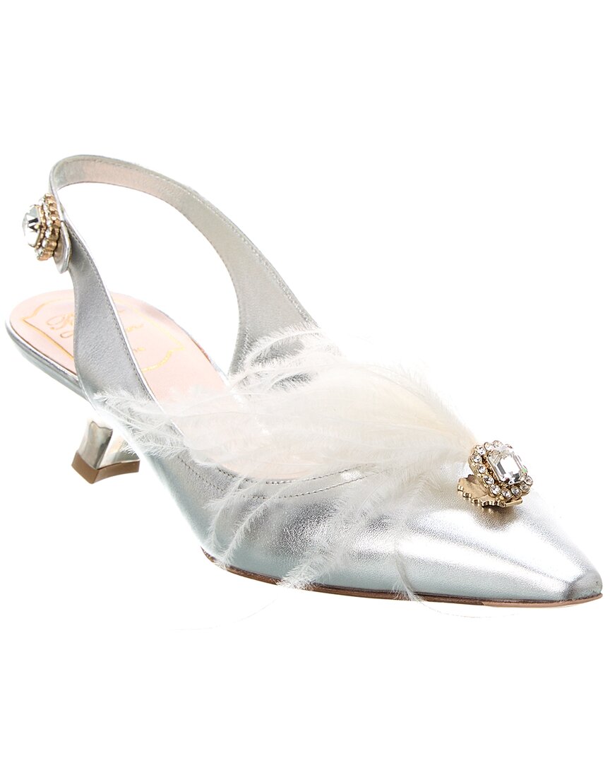 Roger Vivier Slingback Pump aus Leder